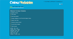 Desktop Screenshot of colouryorkshire.com